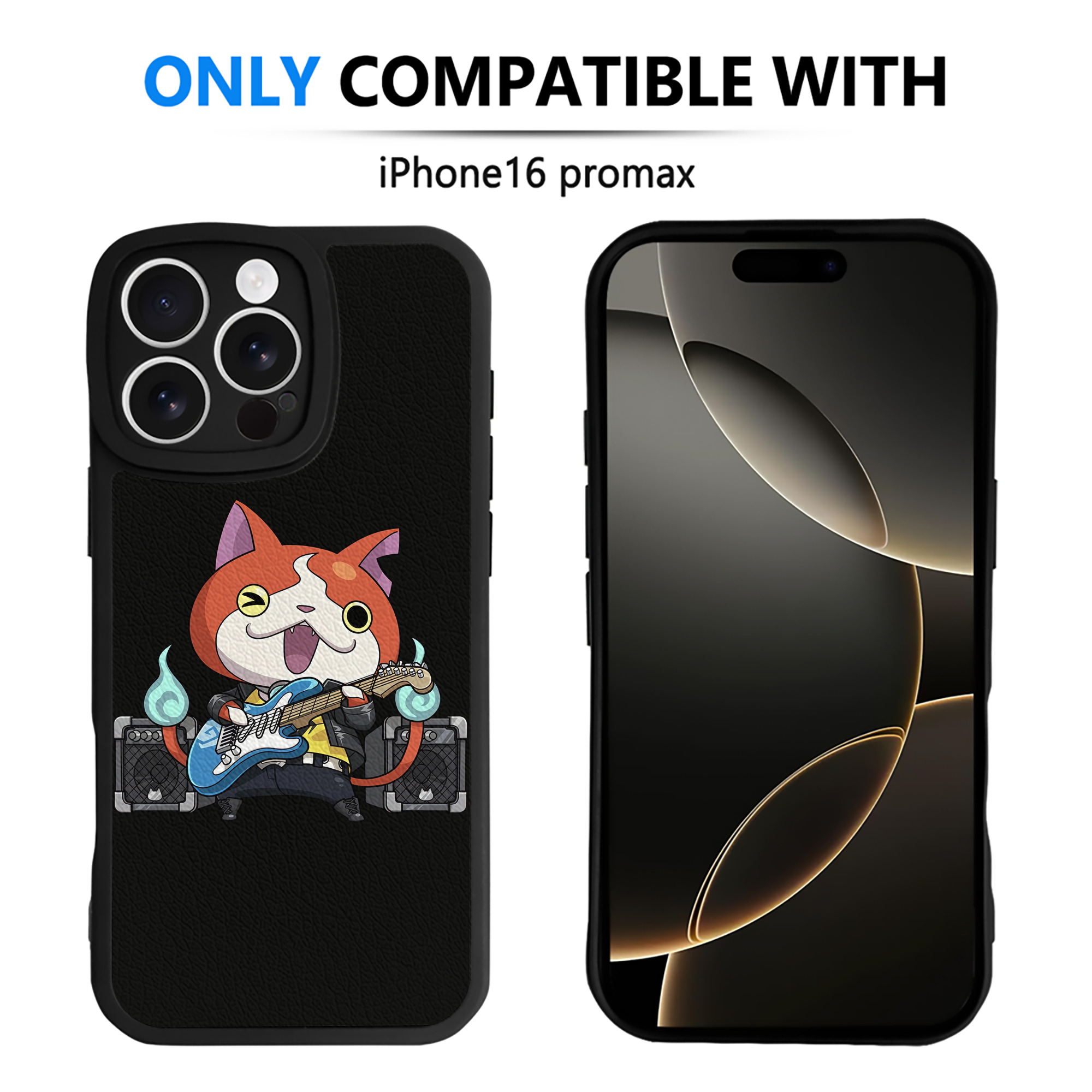 （画像用） 妖怪ウォッチ Yo-kai Watch 【iPhone 16シリーズ対応】シリコンスマホケース（レザー調） 材質：シリコン